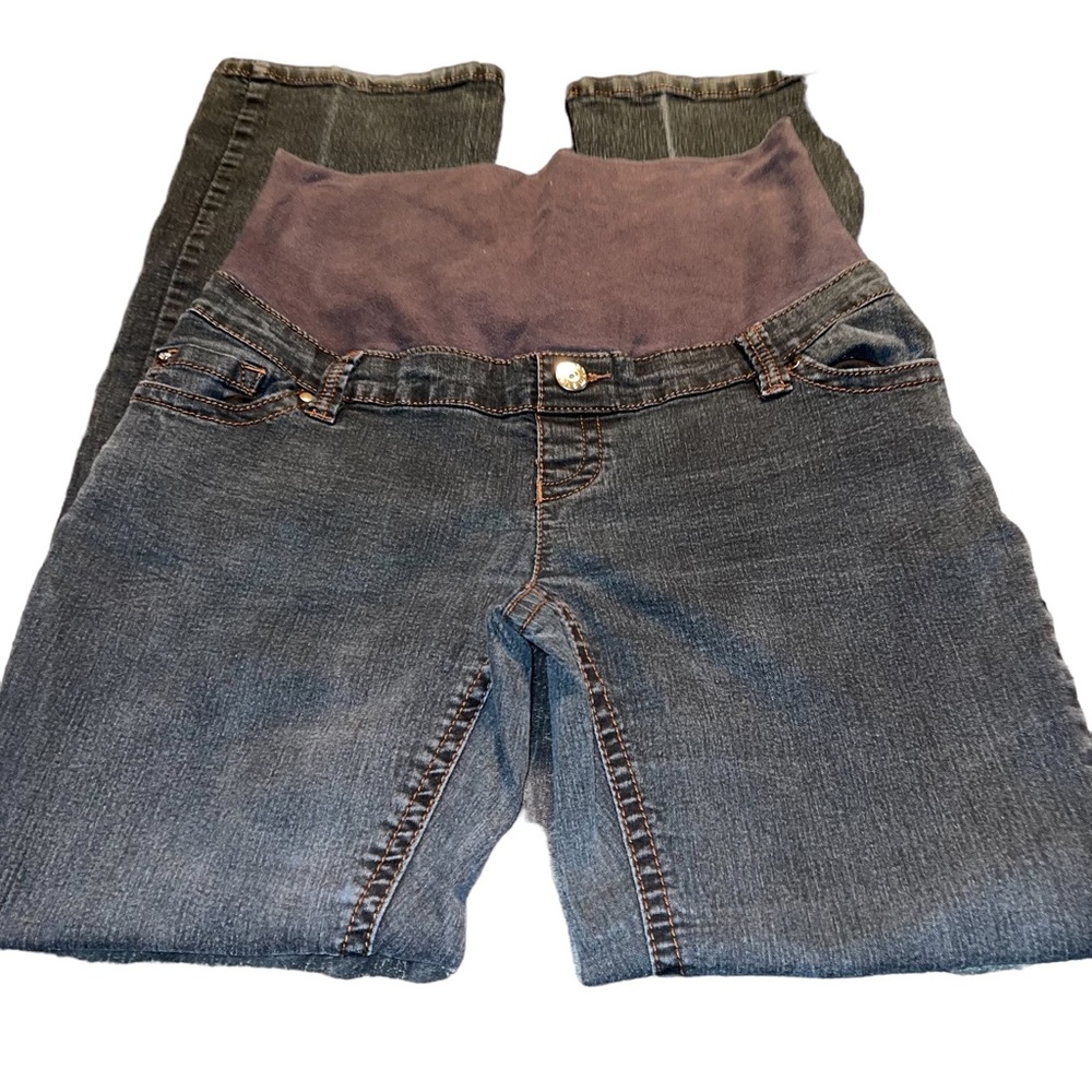 Thyme Maternity Jeans Women’s Size Small Belly Band Size Chart In Pictures